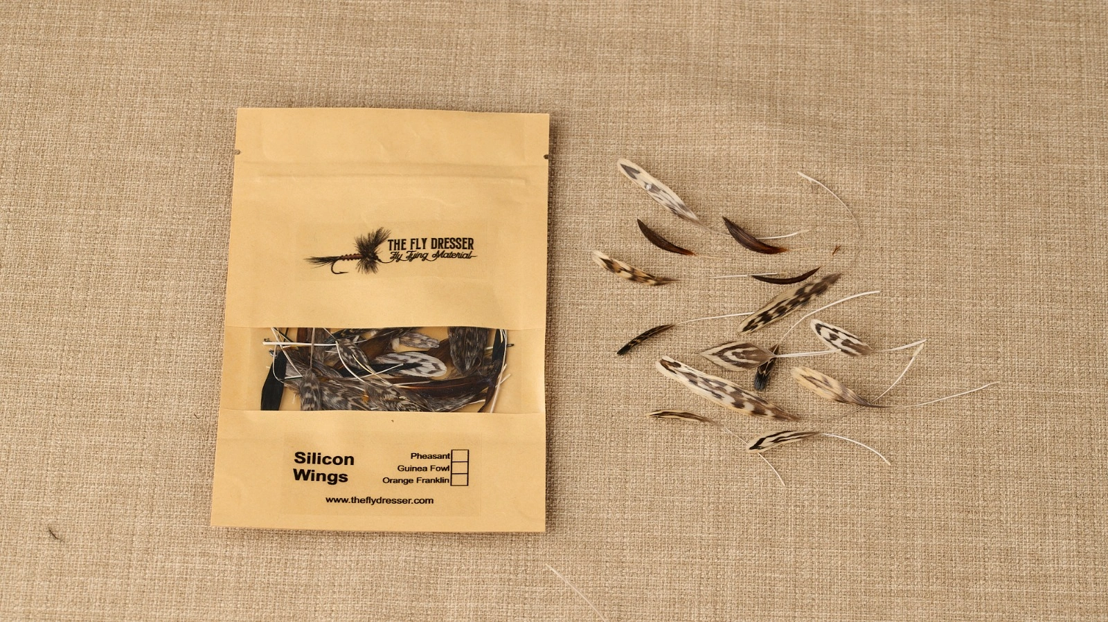 silicon wings pheasant fly tying material